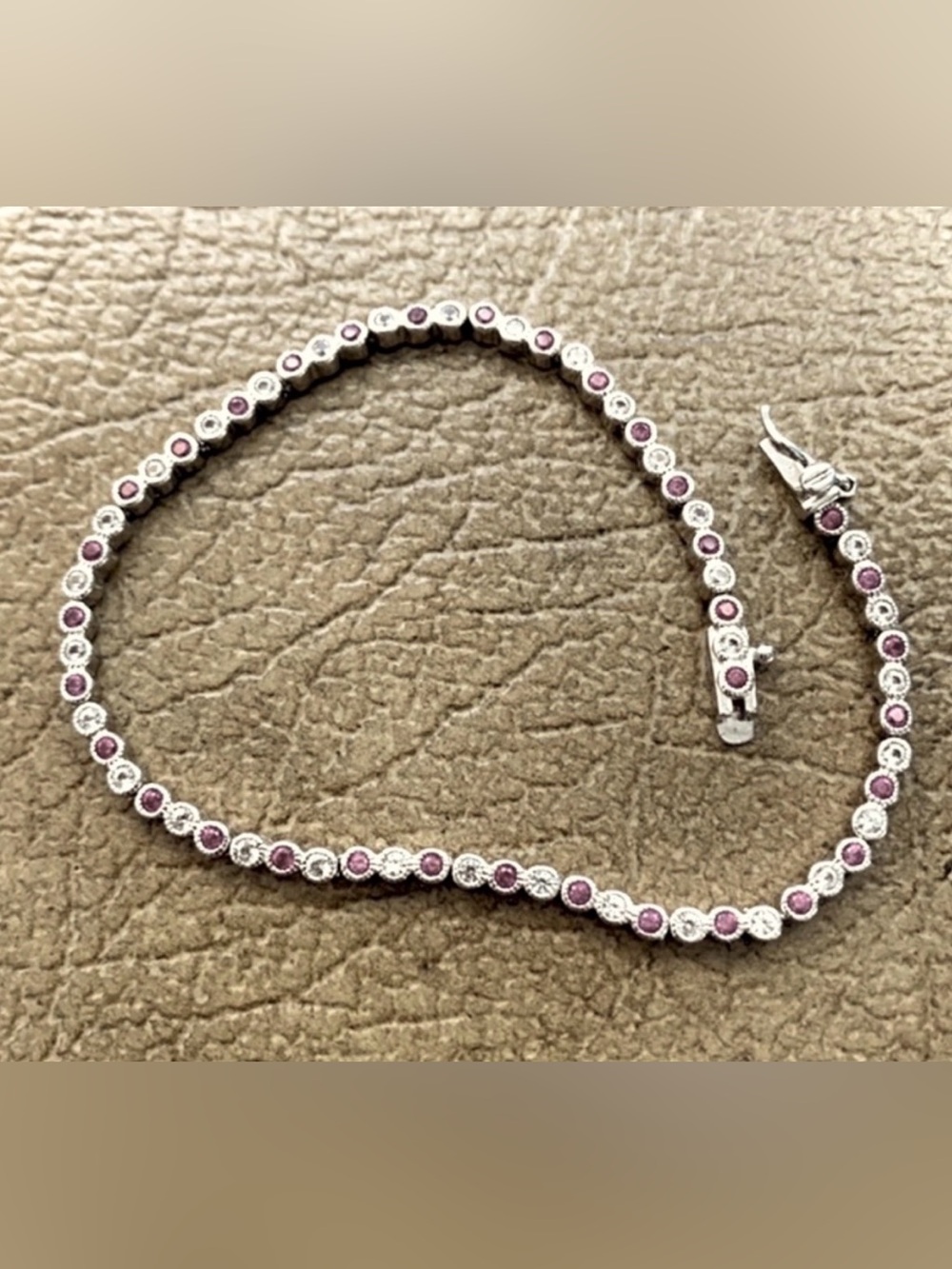 💙Zales Bezel-Set Tennis Bracelet